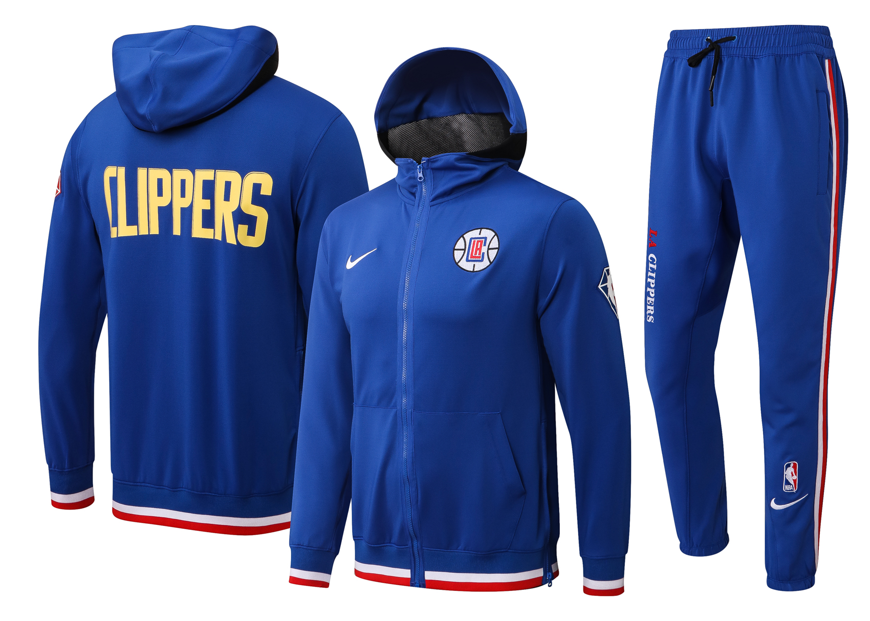 Men Los Angeles Clippers blue  2024 NBA Nike Training suit->san antonio spurs->NBA Jersey